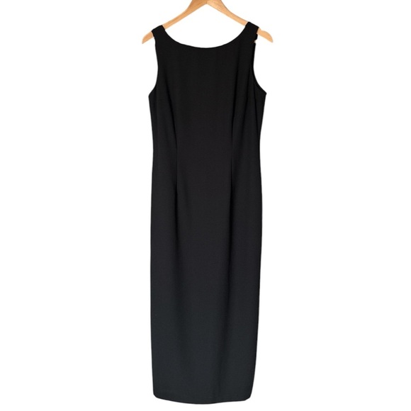 Joseph Ribkoff Elegant Black Sleeveless Midi Dress - Picture 1 of 7